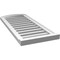 Ekena Millwork Arch Top Surface Mount PVC Gable Vent w/ 2"W x 2"P Brickmould Sill Frame, 16"W x 34"H GVPAR16X3403SN - alternate 3
